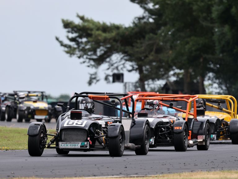 Caterhams on track at Croft