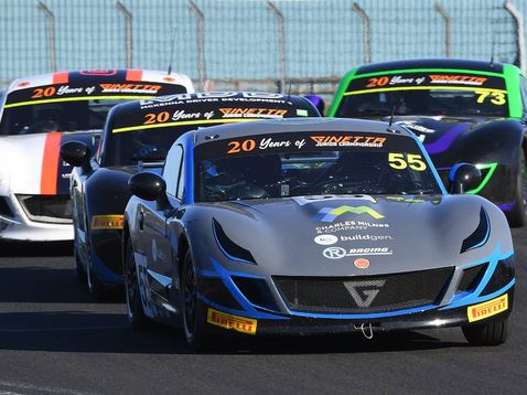Ginetta Juniors on track