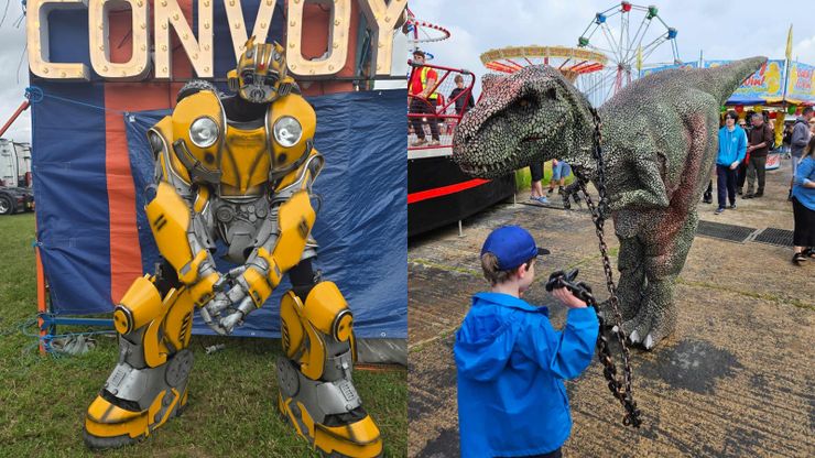 bumblebee, dinosaurs