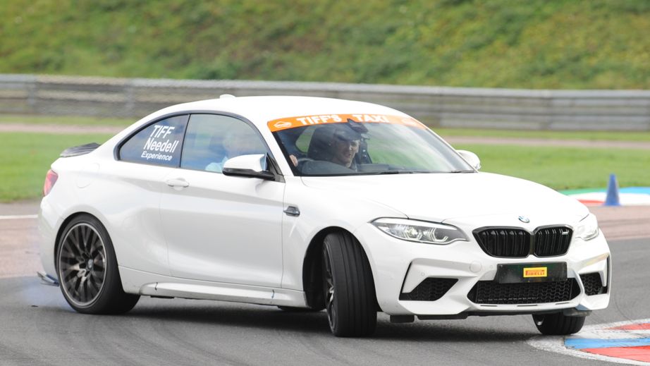 Tiff Needell at Thruxton