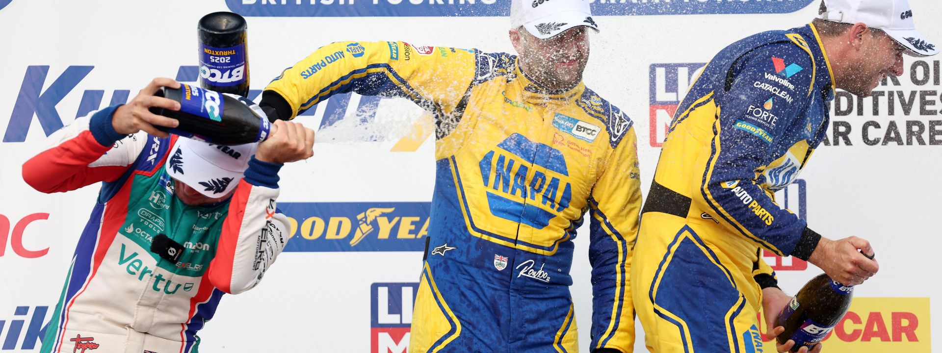 BTCC Podium Celebration