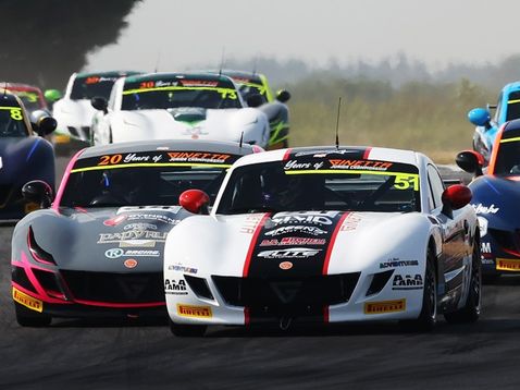 Ginetta Juniors on track