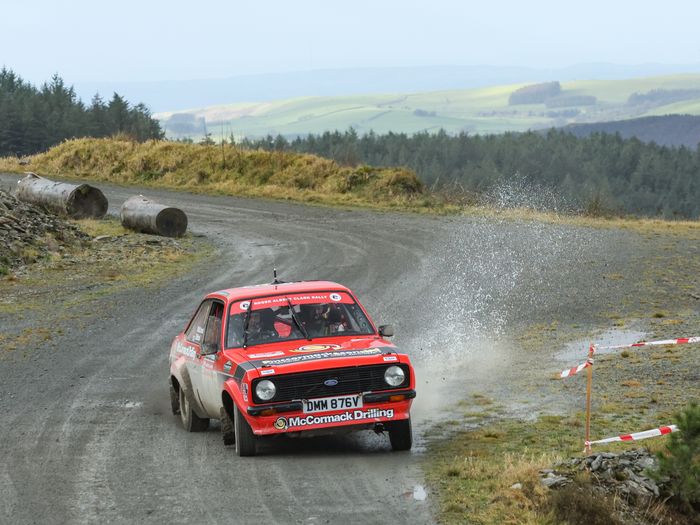 Ford Escort on the RAC Rally