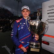 Daryl DeLeon with the Jack Sears Trophy