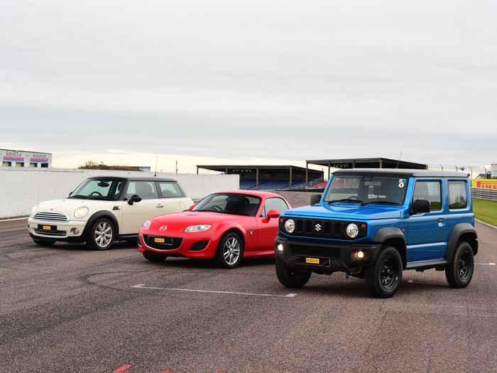 Mini, Mazda, Jimny Junior Driving Experience Cars