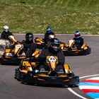 Group of karts on track at the Kart Centre