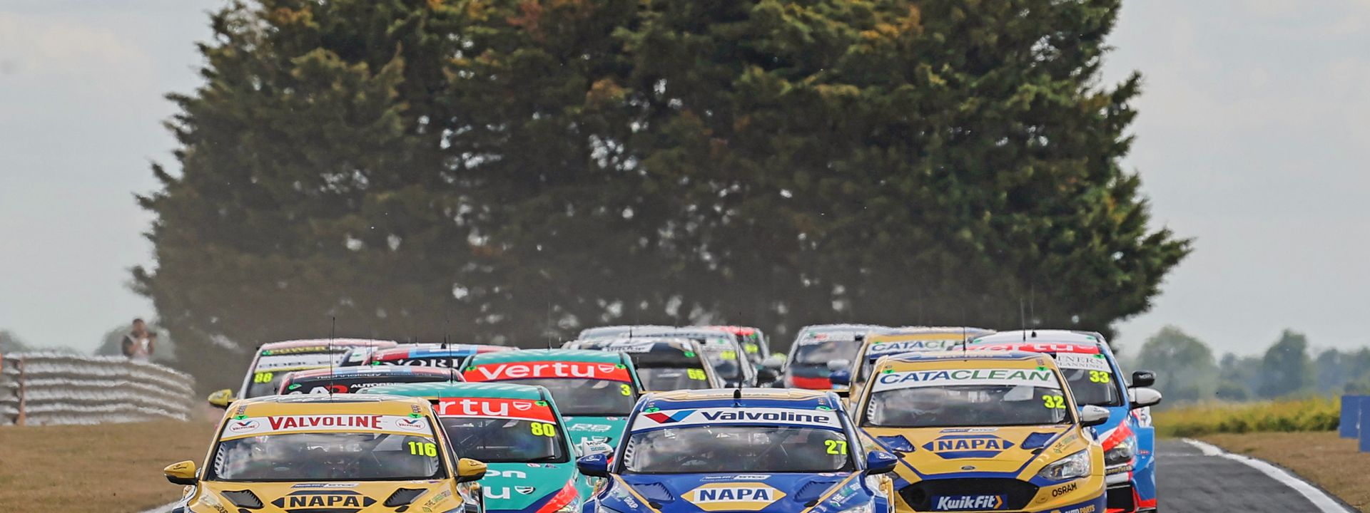 Dan Cammish, Dan Rowbottom and Mikey Doble share Snetterton spoils.