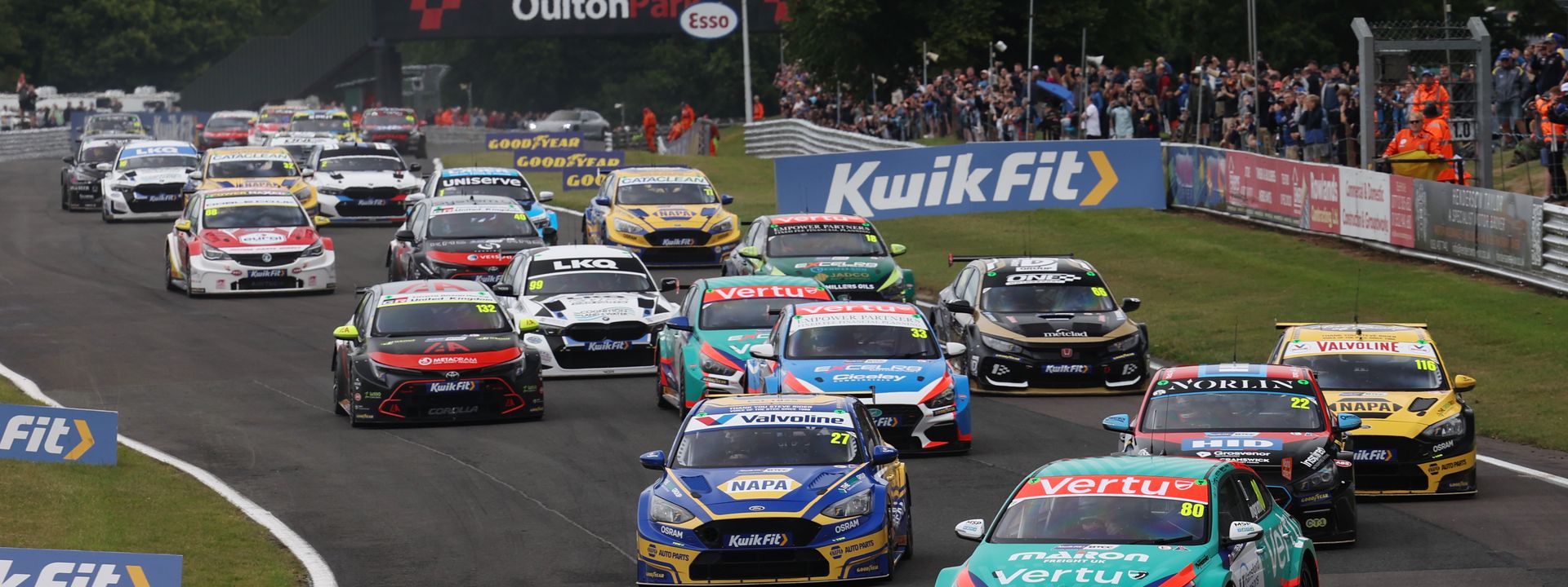 BTCC closes out first half of the season in style at Oulton Park.