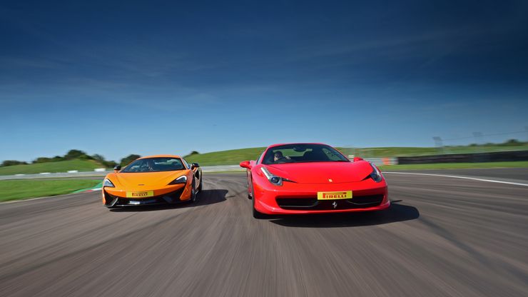 McLaren and Ferrari